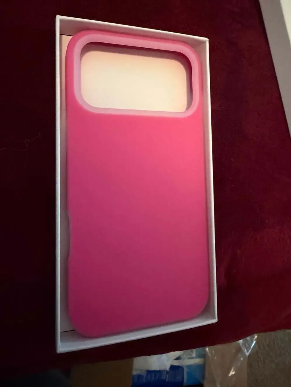 Silicone Phone Case in Hot Pink